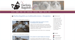 Desktop Screenshot of faelinis-ragdoll.at